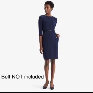 EUC Etsuko dress 14 Indigo